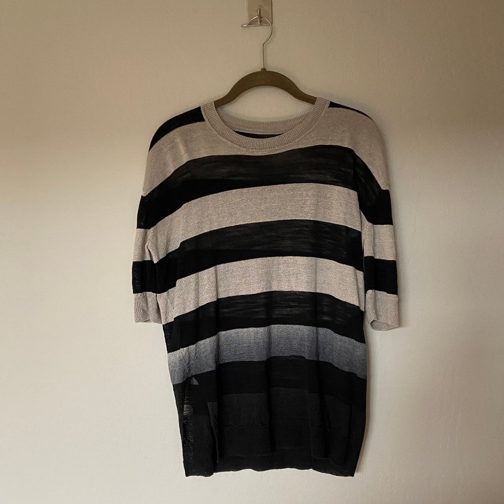 all saints ombre striped sweater